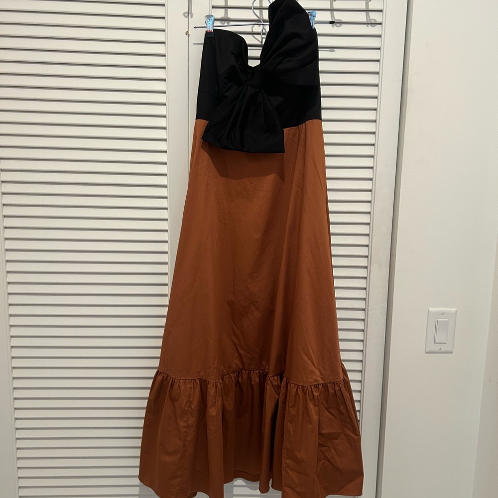 Elegant Black and Brown Women's Skirt